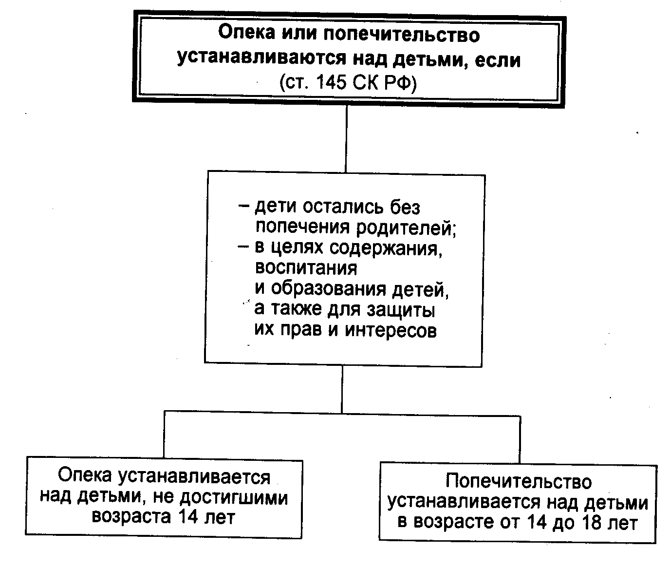 План дипломной работы опека и попечительство