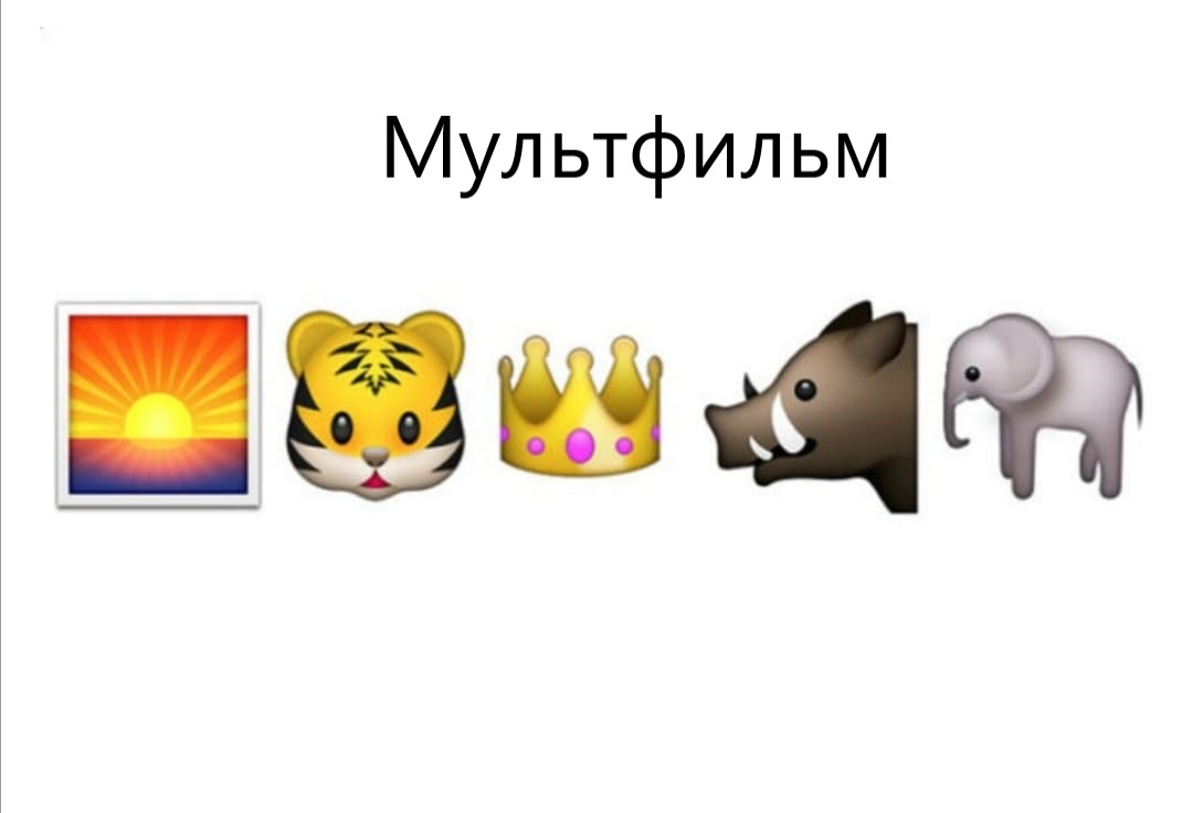 Угадай сказку по эмодзи